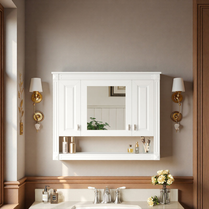 Armoire murale 35 po avec miroir