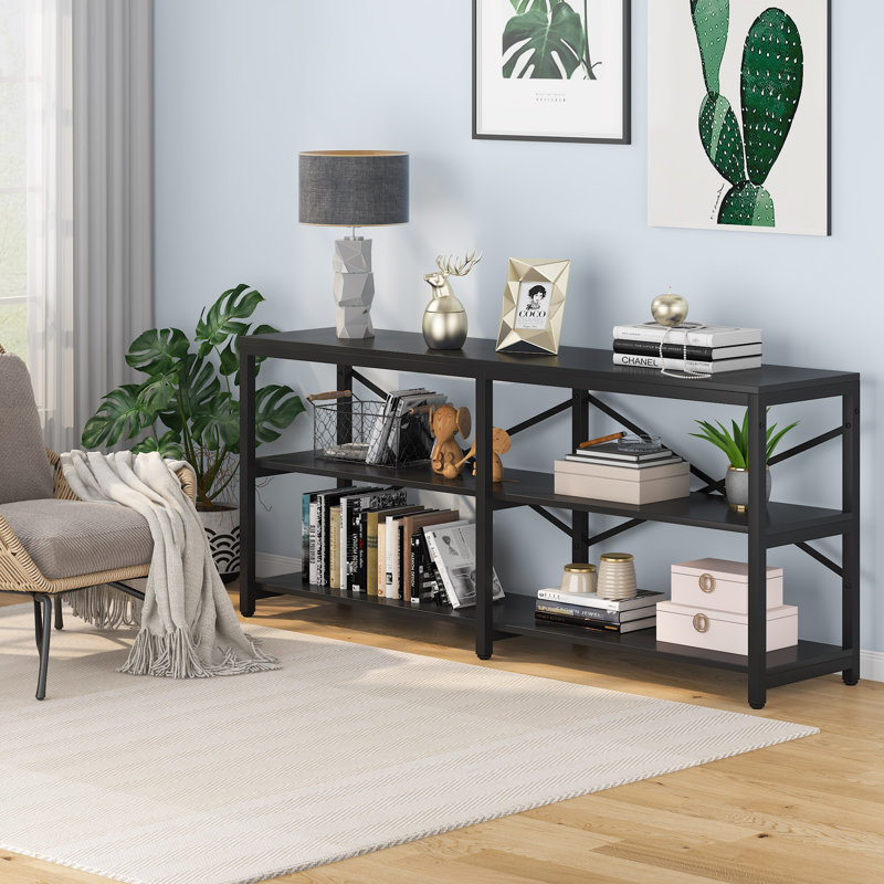 Culler 70.86'' Console Table, Black, Black