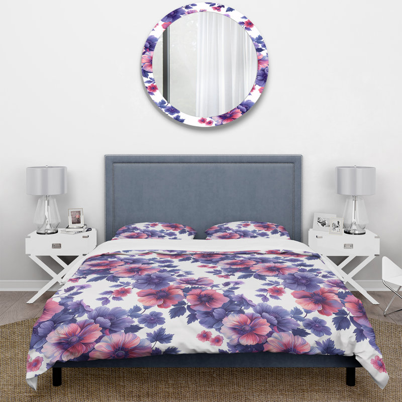 Ensemble de housse de couette Traditional, Housse de couette simple et deux taies décorative