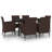Subeer Rectangular 4 - Person 55.1" Long Dining Set with Cushions-1039358020-1039358021-1039358027