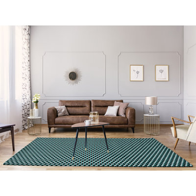 Chenille Geometric Indoor Rug
