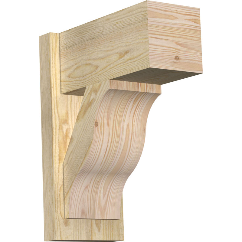 Jeu de blocs Funston, 8" W Douglas Fir (Rough Sawn), P 16 po x H 20 po
