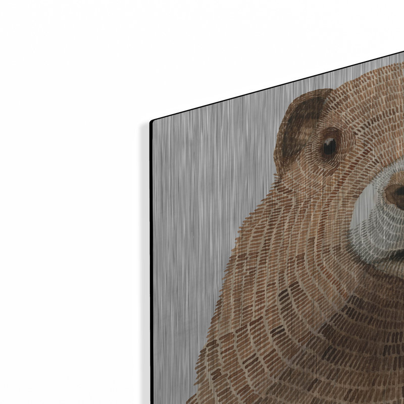 "Marmotte" par Jeannine Saylor, H 12 po x l 16 po