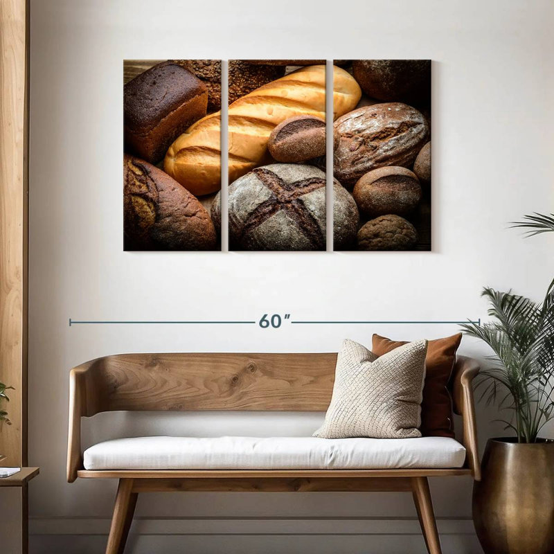 Yarlin Freshly Baked Breads, 28" H x 45" W