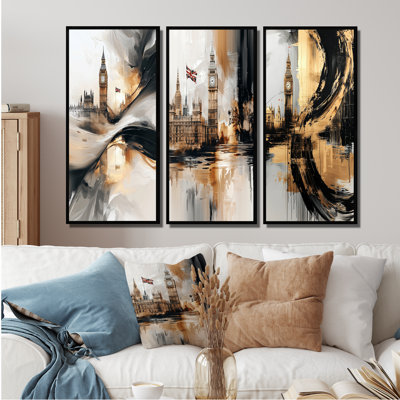 Big Ben Glow In England I - Collection d'art mural Angleterre