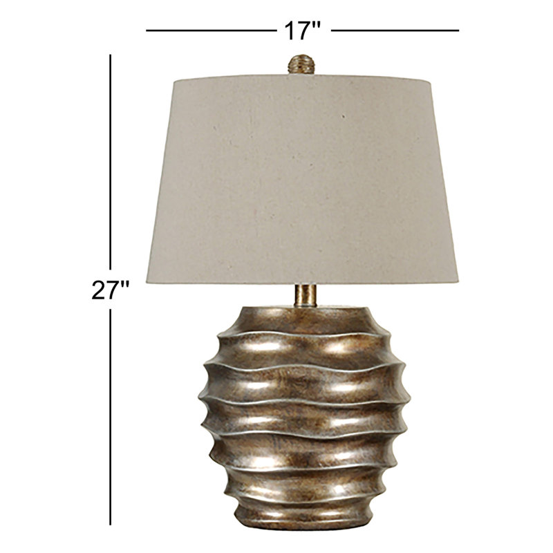 Clare 27" Metallic Table Lamp