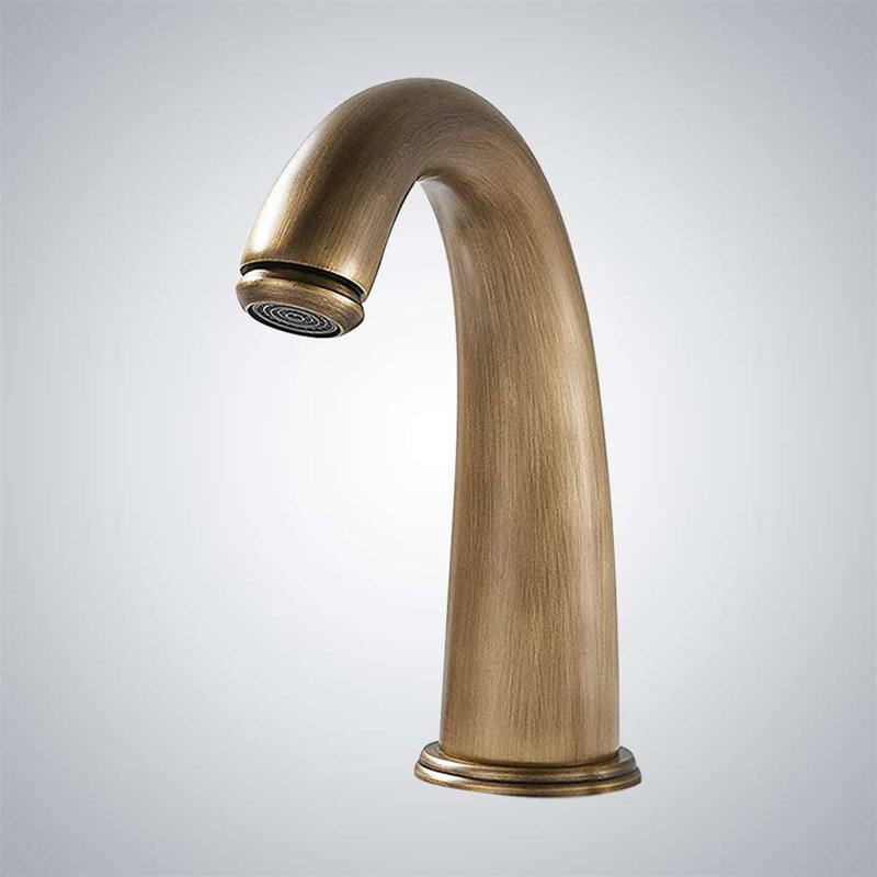 Fontana Antique Brass Commercial Automatic Touchless Faucet