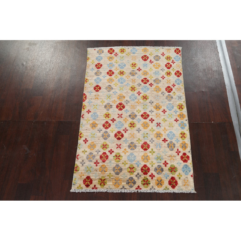 Vegetable Dye Gabbeh Handmade Rug 3x5