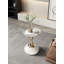 Table d'appoint moderne avec base lestée, finition résistante aux égratignures et nano-enduite - Table d'appoint polyvalente pour le salon, la chambre à coucher, le balcon-1723736874