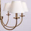 Lustre traditionnel/classique à 6 lumières à intensité variable