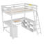 Lit mezzanine double avec bureau en U, tiroirs et tablettes de rangement-6320355-175475