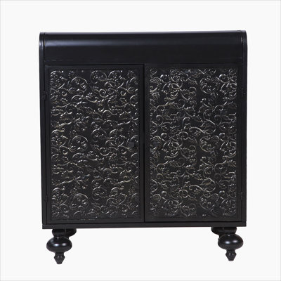 Art Accent Cabinet With 2 Doors, Sideboard Buffet Cabinet with Storage, Distressed Decorative Storage Cabinet With Embossed Pattern For Entryway Living Room Dining Room