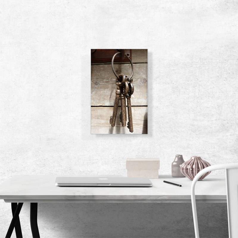 Old Keys - Wrapped Canvas Photograph, 40" H x 26" W x 1.5" D