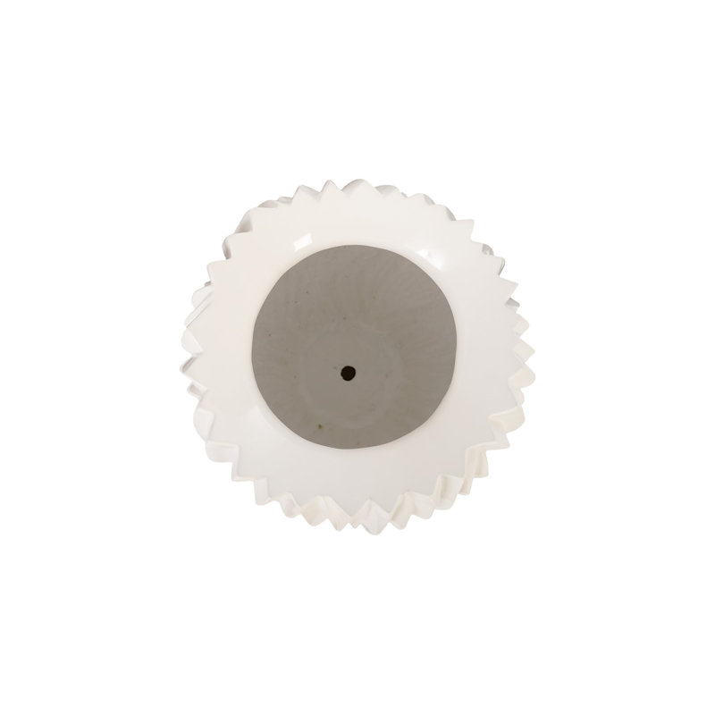 Alon Resin Pot Planter, Gel Coat White, 28" H x 14" W x 14" D