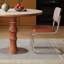 Table ronde unique en forme de pieds en bambou-1013714103