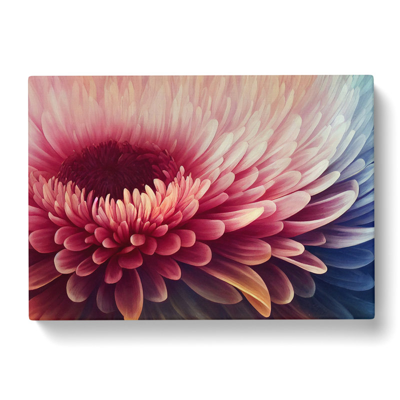 Chrysanthemum Flower - Wrapped Canvas