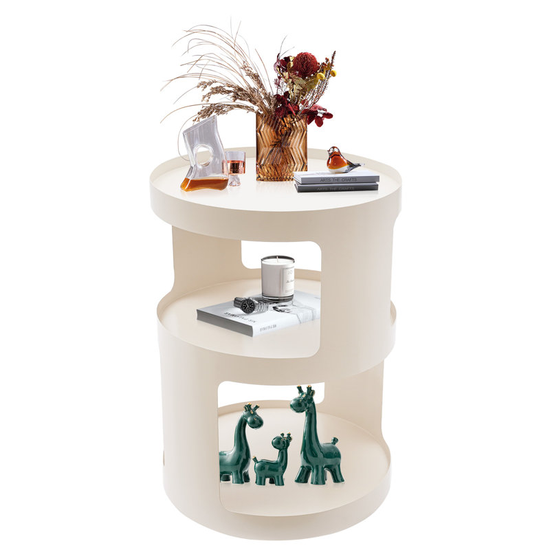 Table de chevet moderne Fernow, Blanc