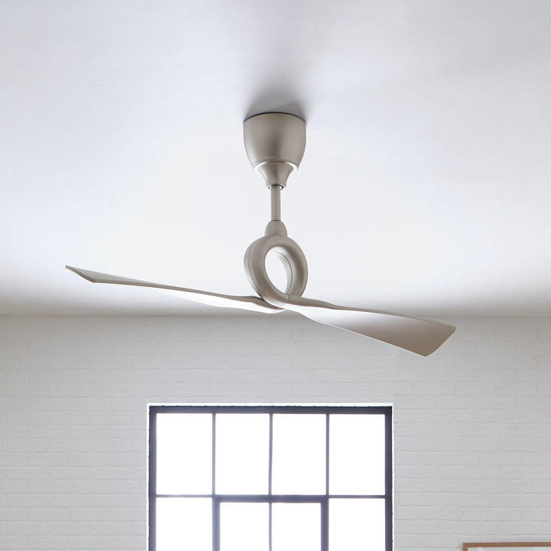 Link 54'' Ceiling Fan, Brushed Nickel with Silver Blades