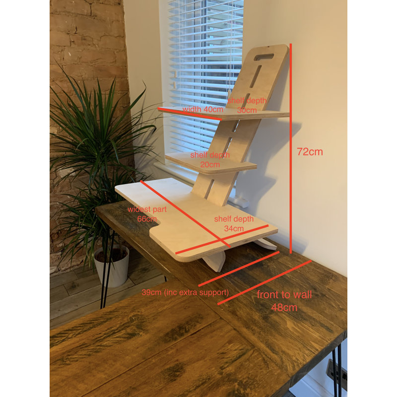 Wendelgard Adjustable Standing Desk Converter