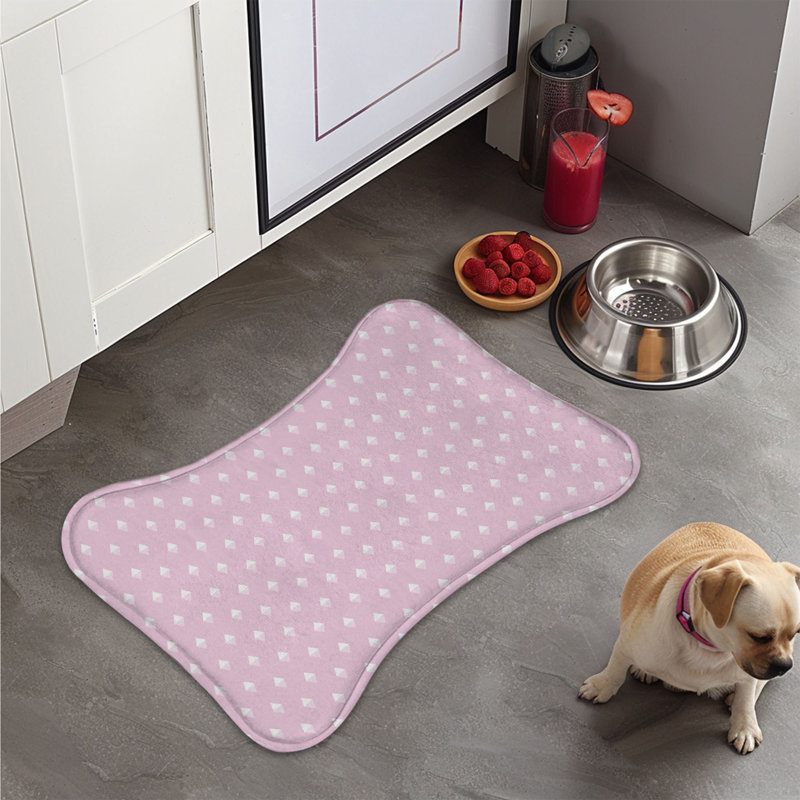 Pastel Harmony - 1 Piece Bone Shape Feeding Mat