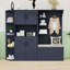 Combinaison armoire de rangement et arbre d'entrée, avec crochets, armoire de rangement, tablettes ouvertes et banc à chaussures-424835481