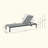 2-Piece Outdoor Recliner Set with Wheels | Mesh & Aluminum Lounge Chairs for Poolside/Backyard