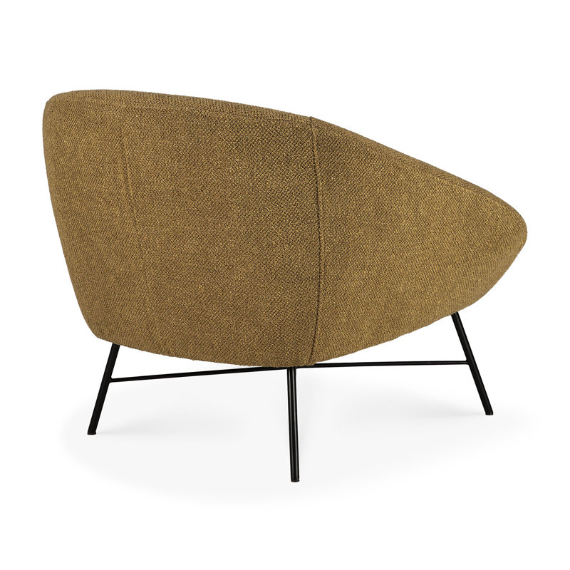 Barrow Barrel Chair, Ginger Polyester Blend