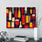XXX-H1022-WF-10173X Wine Bottle Retro Art Vol.6 Abstract - Wrapped Canvas Print