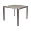 Table de salle à manger d'extérieur - Aluminium anodisé - Plateau de table - Carré