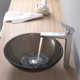 Glass Circular Vessel Bathroom Sink