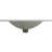 Glossy White Ceramic 24 Inch Vanity Top For Bathroom, 24"D X 18.3"W 6.7"H, Only Basin, 4.72" Internal Sink Depth, 0.81" Countertop Thickness 24" Bathroom - Only, Thick