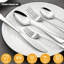 60 Pcs Flatware Cutlery Set, Dishwasher Safe