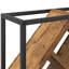 Open Shelving Wine Bottle Rack Old Wood