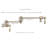 Whitehaus Collection Wall Mount Retractable Swing Spout Pot Filler-91944478-93364276