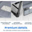 Lit de camping avec matelas, aucun assemblage requis Lit de camping pliant robuste pour adultes, lit portatif réglable d'une capacité de 500 lb pour l'intérieur, l'extérieur et le patio (L''70 po)