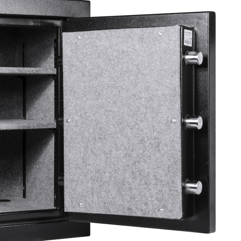 Coffre-fort de 3,51 pi cubes avec verrou de sécurité - Améliorez la sécurité en cas d'urgence.