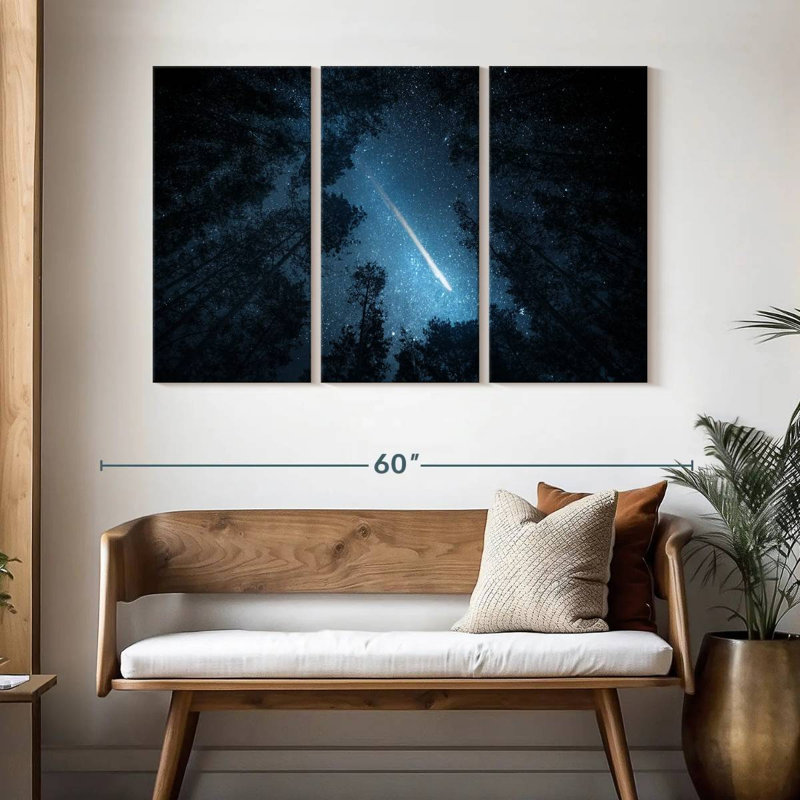 Oberle Comet Over Trees, 32" H x 50" W