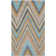 Tapis performance à chevrons crocheté à la main Hayes