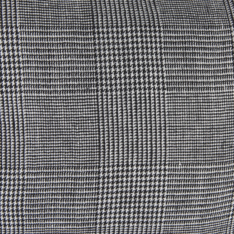 Checkered Linen Reversible Pillow Cover