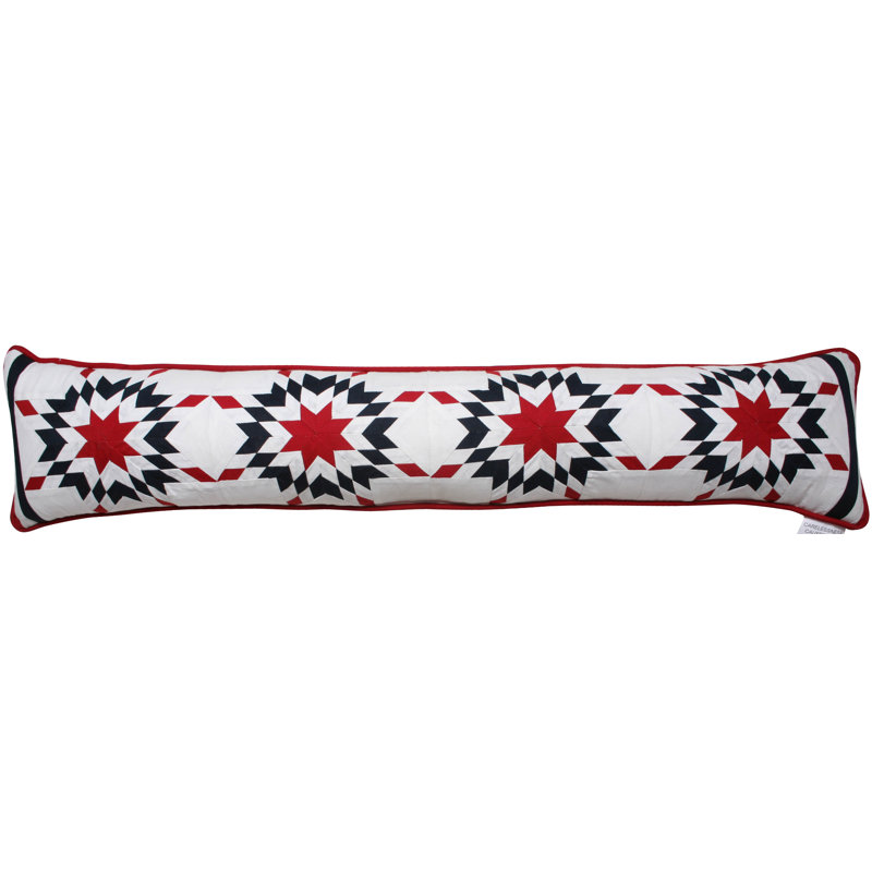 Mavek Draught Excluder, Red/Navy/Off White