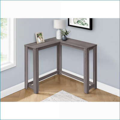 Table basse contemporaine contemporaine en stratifié gris