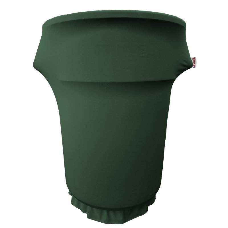 Housse pour poubelle Spandex, Vert forêt