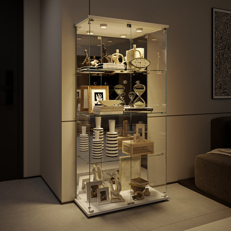 Display Cabinet, White