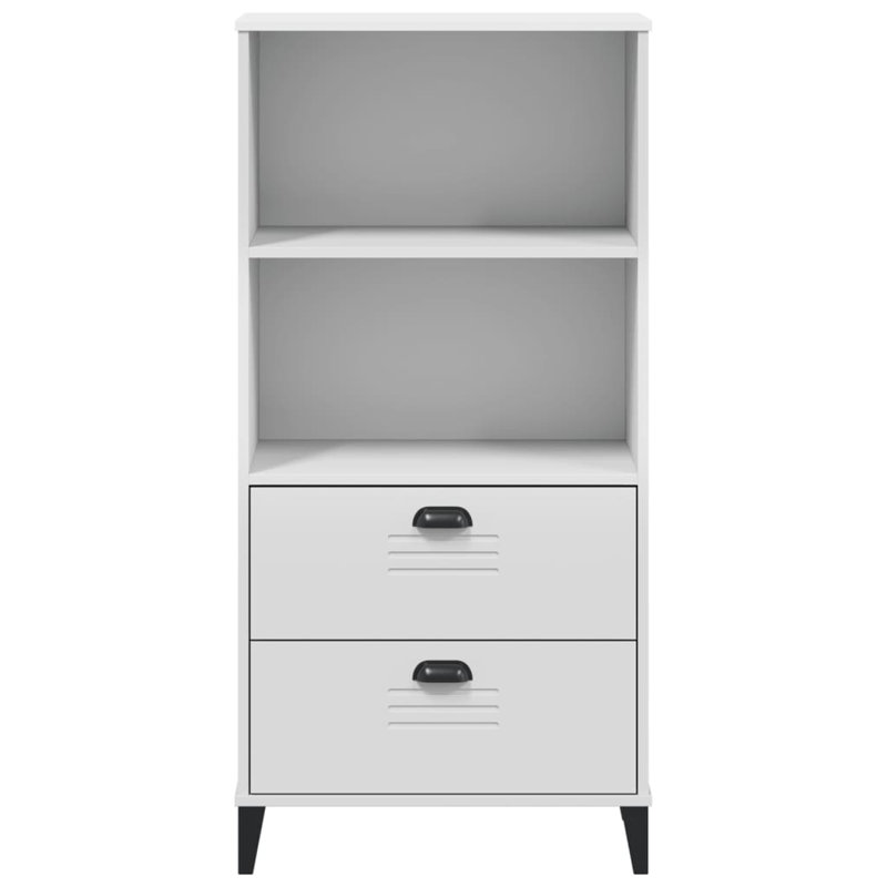 Allaya 123cm H x 60cm W Bookcase, White