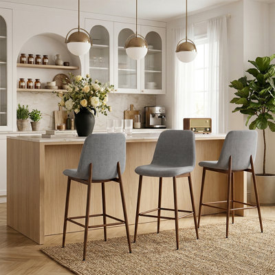 Tabouret de bar 26 po Mid-Century