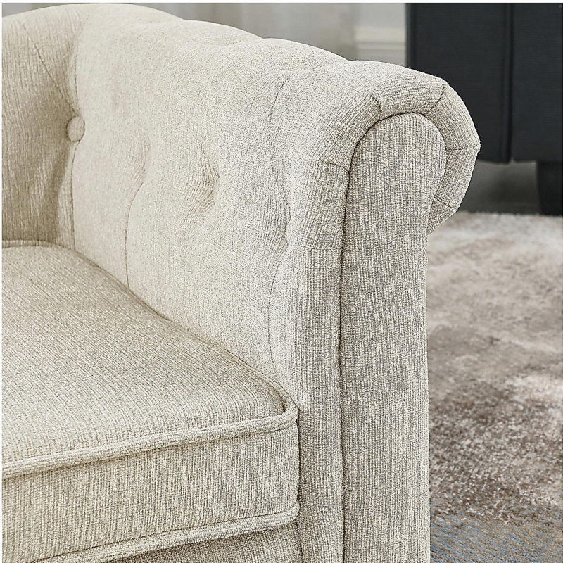 Élégant lit pour animaux de compagnie rectangulaire pour petits et moyens chiens, canapé-lit surélevé durable, canapé confortable pour chien, canapé moderne et élégant pour chiens de petite et moyenne taille, beige