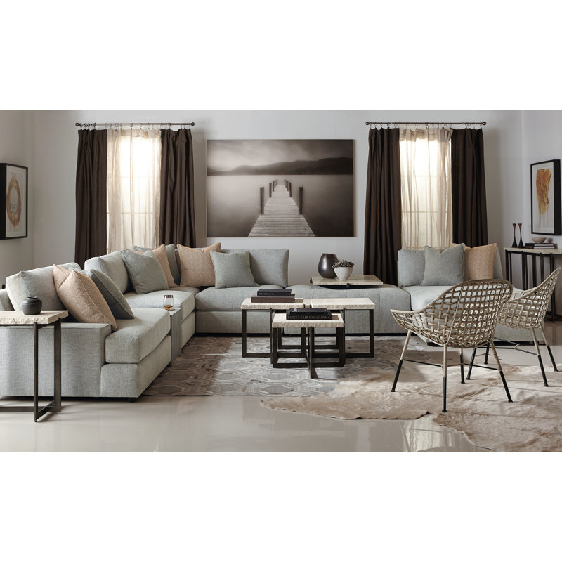 Hathaway 57.13'' Stone Console Table
