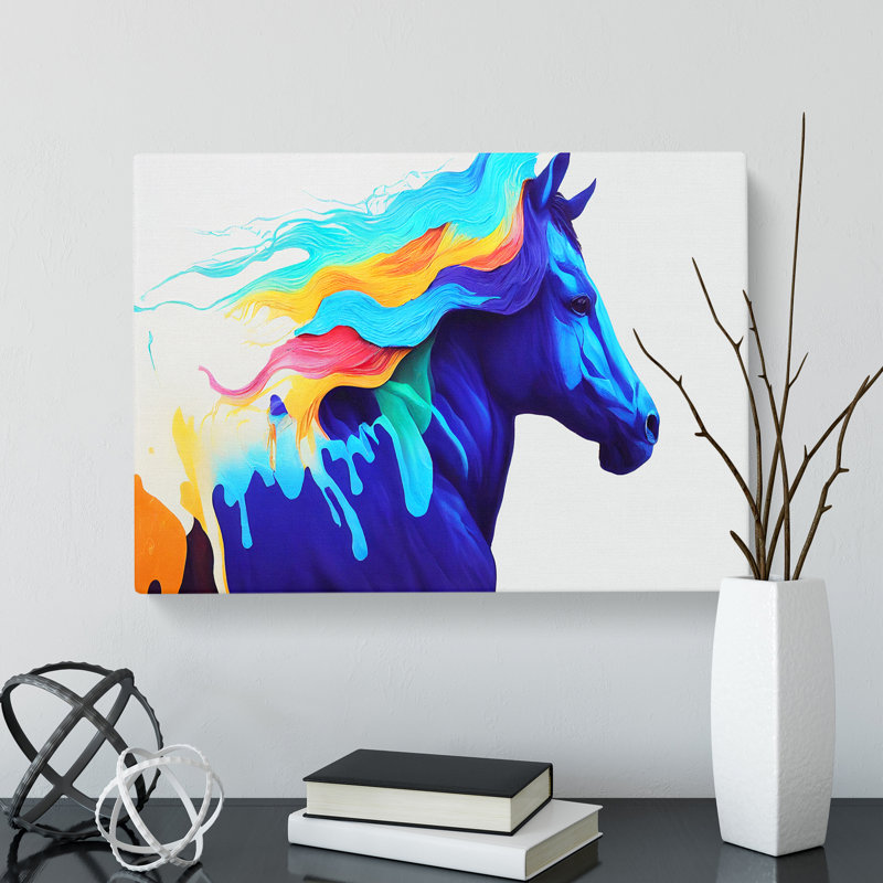 Horse Vol.2 - Wrapped Canvas Print, 35cm H x 50cm W x 3cm D