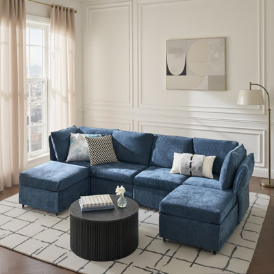 Woodring 6-Piece Upholstered Sectional
