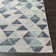 Tapis turquoise / beige Arelia